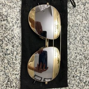 Christian Dior Split Silver/Gold Aviators